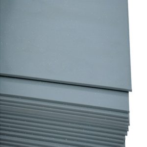 Plastskiva PE LD grå