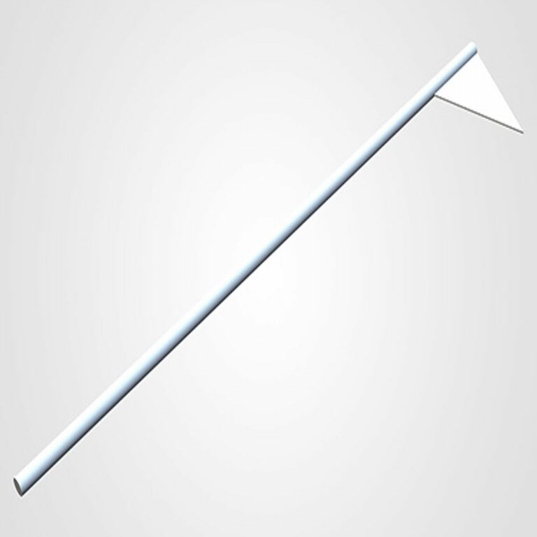 Terrängflagga Vit utan clips